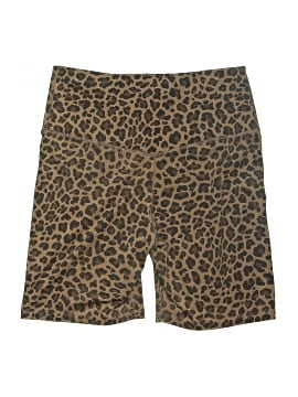 brown leopard nike shorts