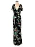 Adelyn Rae 100% Polyester Tropical Black Casual Dress Size S - photo 1