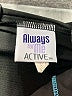 Always For Me Color Block Black Track Pants Size 1X - photo 6
