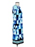 Eliza J Argyle Blue Casual Dress Size 0 - photo 4