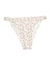 Assorted Brands Floral Ivory Swimsuit Bottoms Size XL - photo 1