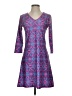 Kaeli Smith Paisley Purple Casual Dress Size XXS - photo 1