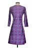 Kaeli Smith Paisley Purple Casual Dress Size XXS - photo 2