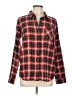 Burton Plaid Red Long Sleeve Button-Down Shirt Size L - photo 1