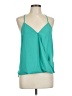 Lily White 100% Polyester Teal Tank Top Size L - photo 1