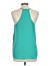 Lily White 100% Polyester Teal Tank Top Size L - photo 2