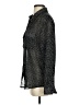 MNG Animal Print Black Long Sleeve Blouse Size S - photo 5
