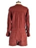 Joie Solid Burgundy Romper Size S - photo 2