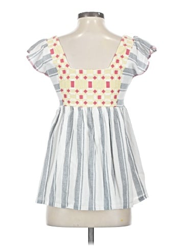 Forever That Girl for Anthropologie Short Sleeve Blouse (view 2)