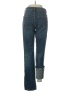 Zara 100% Rubber Color Block Blue Jeans Size 0 - photo 2