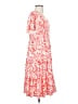 Assorted Brands Print Orange Casual Dress Size S - photo 4