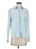 Zara Blue Long Sleeve Button-Down Shirt Size S - photo 1