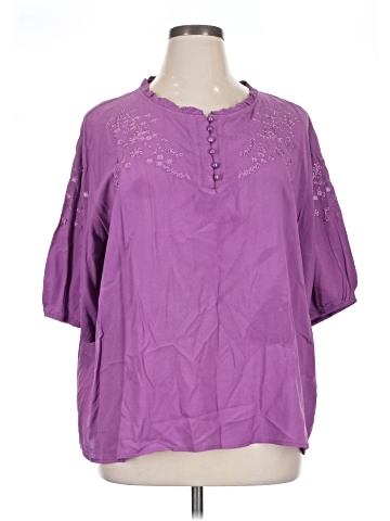 Unbranded Short Sleeve Blouse (view 1)