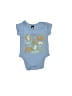 Initial Attraction Graphic Blue Short Sleeve Onesie 9-12 MO / 12 MO - photo 1