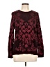 Chico's Paisley Burgundy Pullover Sweater Size Lg (2) - photo 1