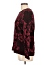 Chico's Paisley Burgundy Pullover Sweater Size Lg (2) - photo 5