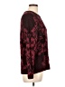 Chico's Paisley Burgundy Pullover Sweater Size Lg (2) - photo 4