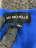 My Michelle Blue Sleeveless Blouse Size L - photo 7