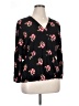 Old Navy 100% Rayon Black Long Sleeve Blouse Size XL - photo 2