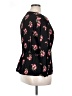 Old Navy 100% Rayon Black Long Sleeve Blouse Size XL - photo 5