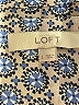 Ann Taylor LOFT 100% Polyester Blue Long Sleeve Blouse Size L - photo 7