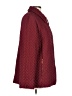 Portrait 100% Polyester Argyle Burgundy Coat Size L - photo 4