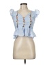 Shein Blue Tank Top Size 6 - photo 1