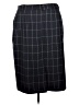 Calvin Klein 100% Polyester Plaid Black Formal Skirt Size 18W - photo 2