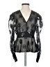 Bar III 100% Polyester Black Long Sleeve Blouse Size XS - photo 1