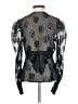 Bar III 100% Polyester Black Long Sleeve Blouse Size XS - photo 2