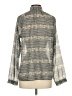 Calypso St. Barth 100% Polyester Gray Long Sleeve Blouse Size XS - photo 2