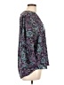 41Hawthorn 100% Polyester Paisley Purple 3/4 Sleeve Blouse Size L - photo 4