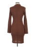 JJ's House 100% Polyester Brown Casual Dress Size M (estimated) - photo 2