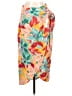 Shein Tropical Orange Casual Skirt Size 4 - photo 1