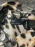 ASOS Design 100% Polyester Animal Print Silver Long Sleeve Blouse Size 0 - photo 7