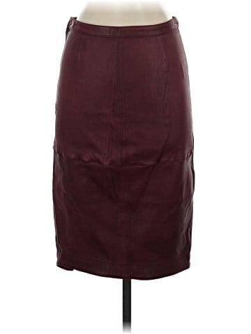 Elizabeth and James Faux Leather Skirt (view 2)