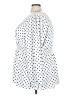 Torrid 100% Polyester Polka Dots White 3/4 Sleeve Blouse Size 4X Plus (4) - photo 5