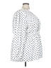 Torrid 100% Polyester Polka Dots White 3/4 Sleeve Blouse Size 4X Plus (4) - photo 4