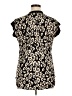 Diana Belle Animal Print Black Short Sleeve Blouse Size XL - photo 2