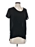 Soprano 100% Polyester Black Short Sleeve Top Size S - photo 1