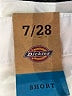 Dickies Solid Ivory Shorts Size 7 - photo 3