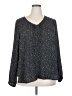 Torrid 100% Polyester Gray Long Sleeve Blouse Size 2X Plus (2) - photo 1