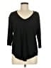 Vogo Black 3/4 Sleeve T-Shirt Size M - photo 1