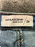 Just Black Hearts Blue Jeans Size 24 waist - photo 4