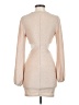 Main Strip Metallic Tan Cocktail Dress Size S - photo 2