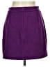 Unbranded Solid Purple Casual Skirt Size L - photo 2