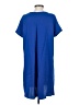 Topshop 100% Polyester Solid Blue Casual Dress Size 4 - photo 2