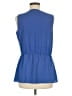 Spense Blue Sleeveless Blouse Size M - photo 2
