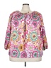Shein Curve Pink 3/4 Sleeve Blouse Size 4X - photo 1