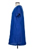 Topshop 100% Polyester Solid Blue Casual Dress Size 4 - photo 5